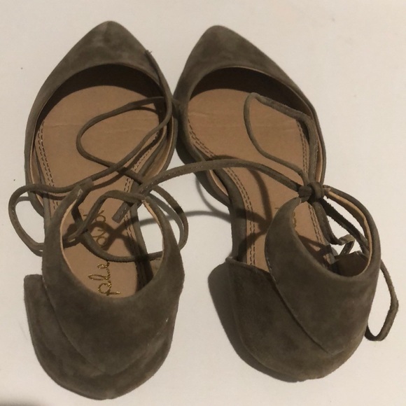 Splendid Ankle Tie Flats - Picture 4 of 5